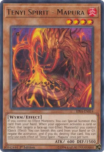 Tenyi Spirit - Mapura (RIRA-EN014), Rising Rampage — Yu-Gi-Oh! card price