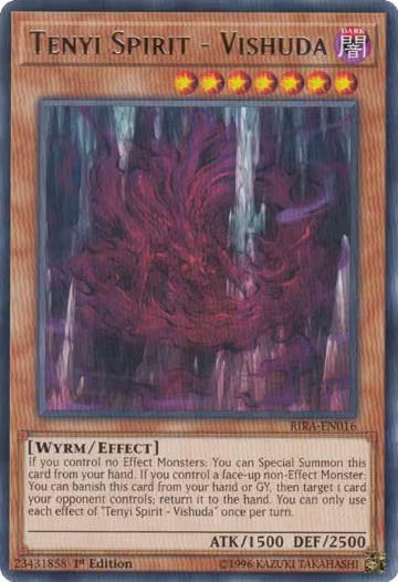 Tenyi Spirit - Vishuda (RIRA-EN016), Rising Rampage — Yu-Gi-Oh! card price
