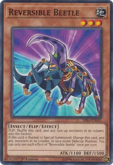 Reversible Beetle (RIRA-EN035), Rising Rampage — Yu-Gi-Oh! card price