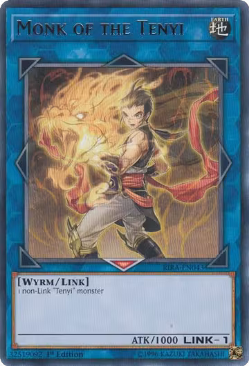 Monk of the Tenyi (RIRA-EN043), Rising Rampage — Yu-Gi-Oh! card price