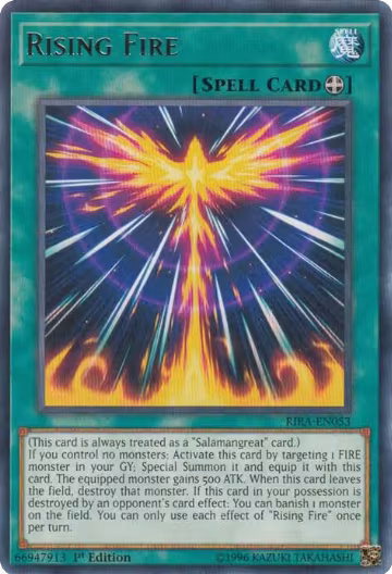Rising Fire (RIRA-EN053), Rising Rampage — Yu-Gi-Oh! card price