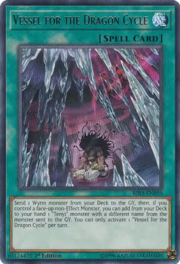 Vessel for the Dragon Cycle (RIRA-EN059), Rising Rampage — Yu-Gi-Oh! card price