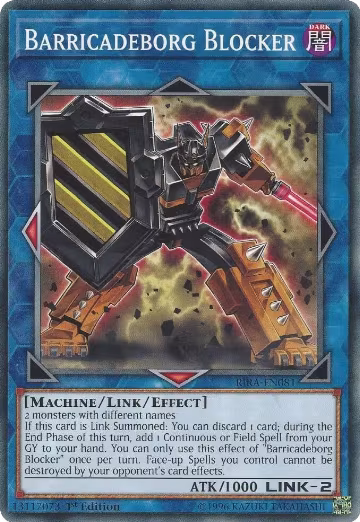 Barricadeborg Blocker (RIRA-EN081), Rising Rampage — Yu-Gi-Oh! card price