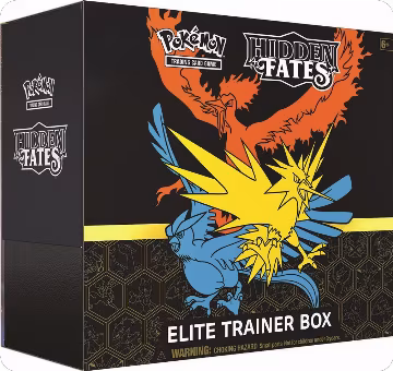 Hidden Fates Elite Trainer Box, Hidden Fates — Pokémon sealed product price