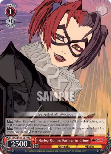 Harley Quinn: Partner in Crime (BNJ/SX01-037 RR), Batman Ninja — Weiß Schwarz card price