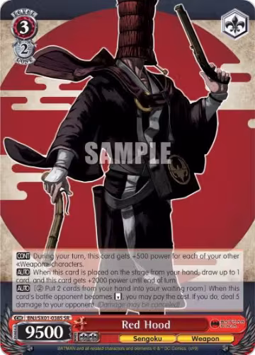Red Hood (SR) (BNJ/SX01-038S SR) — card price