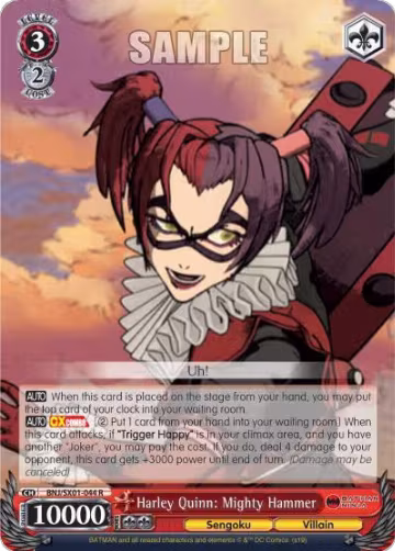 Harley Quinn: Mighty Hammer (BNJ/SX01-044 R), Batman Ninja — Weiß Schwarz card price