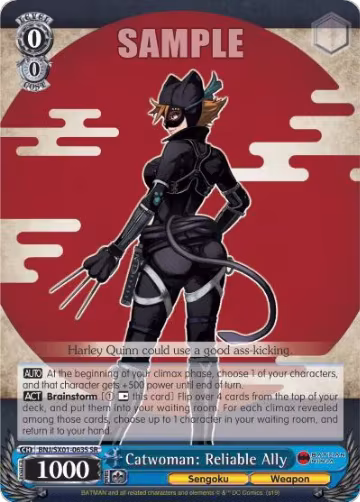 Catwoman: Reliable Ally (SR) (BNJ/SX01-063S SR), Batman Ninja — Weiß Schwarz card price