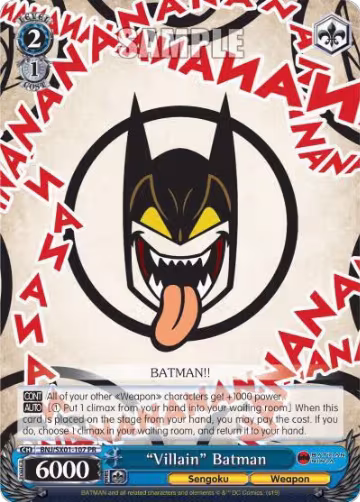 "Villain" Batman (BNJ/SX01-107 PR) — card price