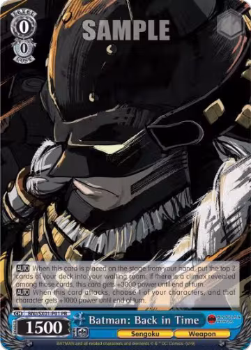Batman: Back in Time (BNJ/SX01-P01 PR), Batman Ninja — Weiß Schwarz card price