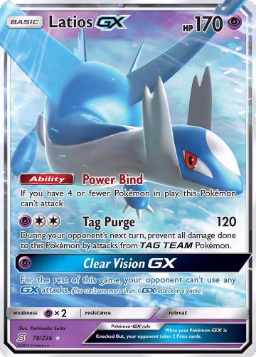 Latios GX (78/236), SM - Unified Minds — Pokémon card price