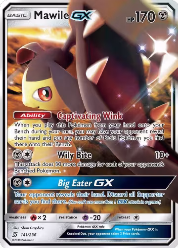 Mawile GX (141/236), SM - Unified Minds — Pokémon card price