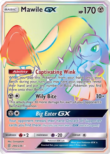 Mawile GX (Secret) (246/236), SM - Unified Minds — Pokémon card price