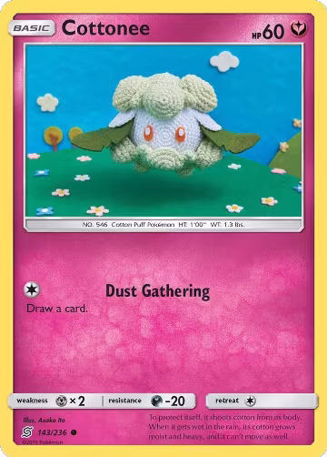 Cottonee (143/236), SM - Unified Minds — Pokémon card price