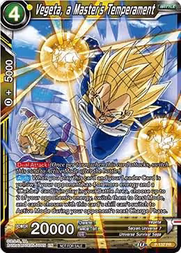 Vegeta, a Master's Temperament (Series 7 Super Dash Pack) (P-137), Promotion Cards — DB Super card price