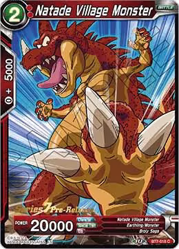 Natade Village Monster (BT7-018_PR), Assault of the Saiyans Pre-Release Cards — DB Super card price