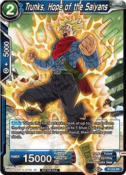 Trunks, Hope of the Saiyans (Series 7 Super Dash Pack) (P-135), Promotion Cards — DB Super card price
