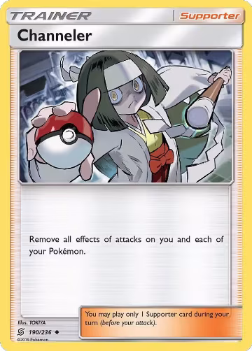 Channeler (190/236), SM - Unified Minds — Pokémon card price