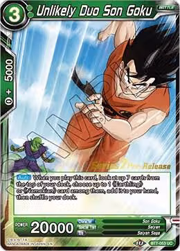 Unlikely Duo Son Goku (BT7-053_PR), Assault of the Saiyans Pre-Release Cards — DB Super card price