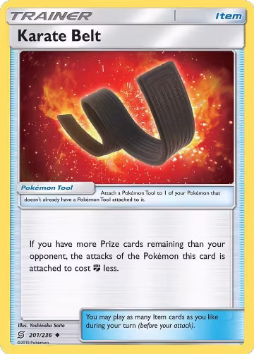 Karate Belt (201/236), SM - Unified Minds — Pokémon card price