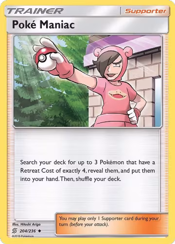 Poke Maniac (204/236), SM - Unified Minds — Pokémon card price