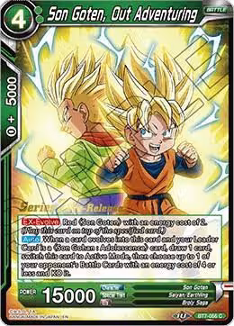 Son Goten, Out Adventuring (BT7-056_PR), Assault of the Saiyans Pre-Release Cards — DB Super card price
