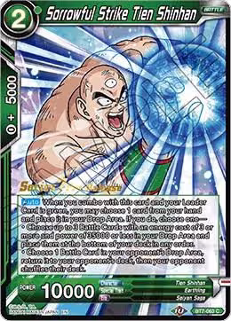Sorrowful Strike Tien Shinhan (BT7-063_PR), Assault of the Saiyans Pre-Release Cards — DB Super card price