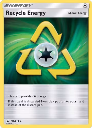 Recycle Energy (212/236), SM - Unified Minds — Pokémon card price