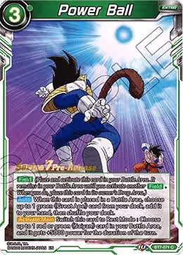 Power Ball (BT7-071_PR), Assault of the Saiyans Pre-Release Cards — DB Super card price