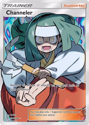 Channeler (Full Art) (232/236), SM - Unified Minds — Pokémon card price