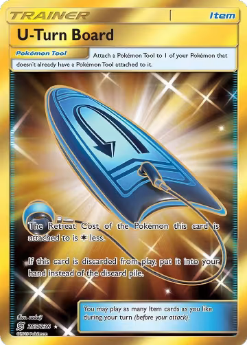 U-Turn Board (Secret) (255/236), SM - Unified Minds — Pokémon card price