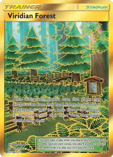 Viridian Forest (Secret) (256/236), SM - Unified Minds — Pokémon card price