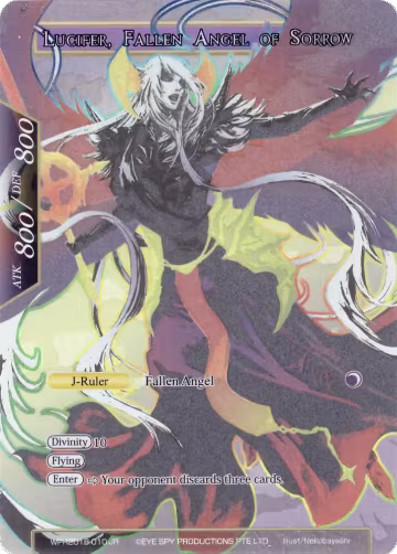 Lucifer // Lucifer, Fallen Angel of Sorrow (WPR2018-010/JR), Promo Cards — Force of Will card price