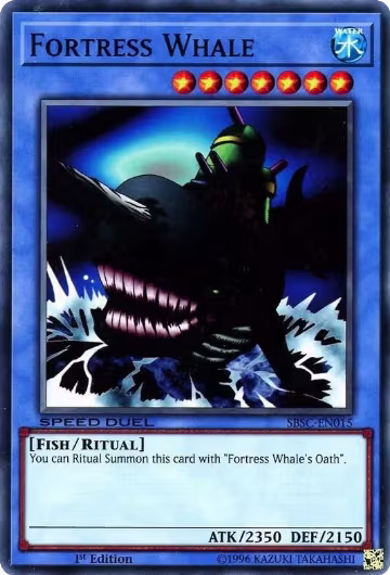 Fortress Whale (SBSC-EN015), Speed Duel: Scars of Battle — Yu-Gi-Oh! card price