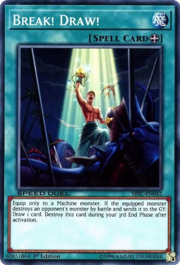 Break! Draw! (SBSC-EN042), Speed Duel: Scars of Battle — Yu-Gi-Oh! card price