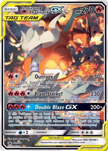Reshiram & Charizard GX - SM201 (SM201), SM Promos — Pokémon card price