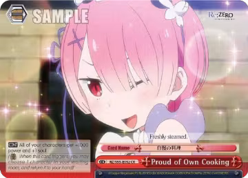 Proud of Own Cooking (RZ/S55-E052 CR), ZERO Vol.2 — Weiß Schwarz card price