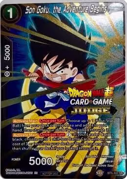 Son Goku, the Adventure Begins (BT6-107), Judge Promotion Cards — DB Super card price