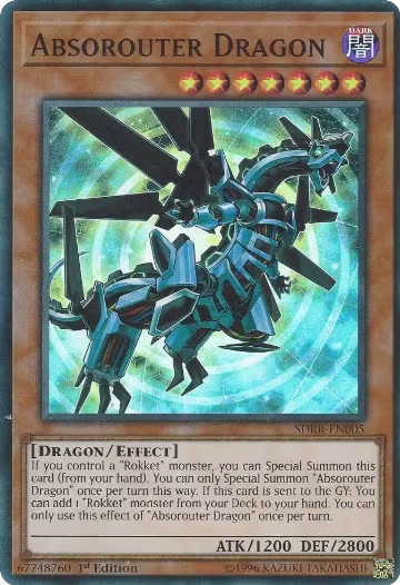 Absorouter Dragon (SDRR-EN005), Structure Deck: Rokket Revolt — Yu-Gi-Oh! card price