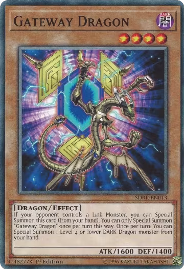 Gateway Dragon (SDRR-EN013), Structure Deck: Rokket Revolt — Yu-Gi-Oh! card price