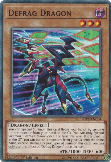 Defrag Dragon (SDRR-EN014), Structure Deck: Rokket Revolt — Yu-Gi-Oh! card price