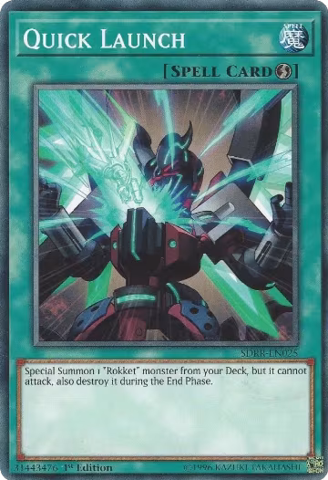 Quick Launch (SDRR-EN025), Structure Deck: Rokket Revolt — Yu-Gi-Oh! card price