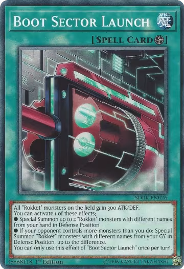 Boot Sector Launch (SDRR-EN026), Structure Deck: Rokket Revolt — Yu-Gi-Oh! card price