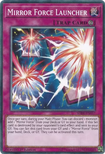 Mirror Force Launcher (SDRR-EN037), Structure Deck: Rokket Revolt — Yu-Gi-Oh! card price