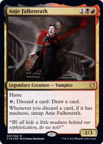 Anje Falkenrath (Commander 2019) (37), Oversize Cards — Magic card price