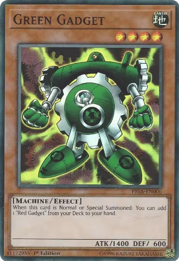 Green Gadget (FIGA-EN006), Fists of the Gadgets — Yu-Gi-Oh! card price