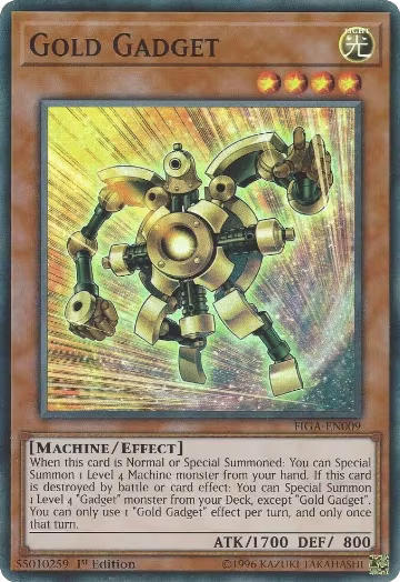 Gold Gadget (FIGA-EN009), Fists of the Gadgets — Yu-Gi-Oh! card price