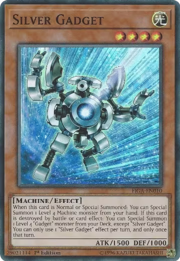 Silver Gadget (FIGA-EN010), Fists of the Gadgets — Yu-Gi-Oh! card price