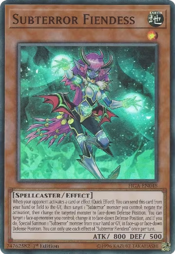 Subterror Fiendess (FIGA-EN048), Fists of the Gadgets — Yu-Gi-Oh! card price