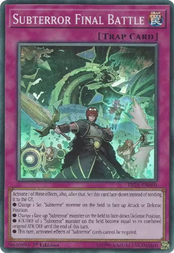 Subterror Final Battle (FIGA-EN050), Fists of the Gadgets — Yu-Gi-Oh! card price